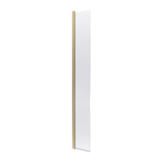 nuie 300mm hinged flipper screenwrscbb030hc, Nuie, brushed brass, Shower Enclosures, Wetroom Screens, 1