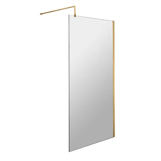 Nuie 800mm Wetroom Screen With Support Bar