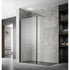 nuie 215mm wetroom return screenwrsbp025, Nuie, black, Shower Enclosures, Wetroom Screens, 2