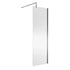 nuie wetroom screen 700x1850x8mm brushed pewterwrscgm070, Nuie, brushed pewter, Shower Enclosures, Wetroom Screens, 1