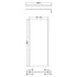 nuie 760mm outer framed wetroom screen with support barwrscobb76, Nuie, brushed brass, Shower Enclosures, Wetroom Screens, 3