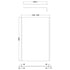 nuie 1200mm wetroom screen outer frame 1850x8mm brushed pewterwrscogm12, Nuie, brushed pewter, Shower Enclosures, Wetroom Screens, 2