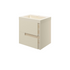 zane 605mm wall hung basin unit cream basin matt cotton oak effect finish, Alessio, Wall Hung Vanity Unit, 7