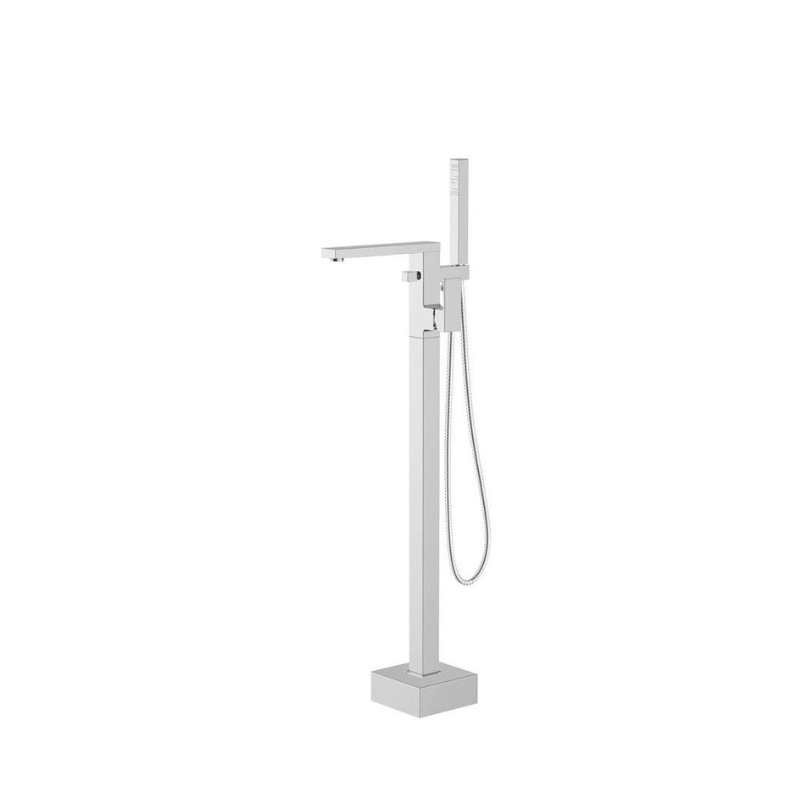 zara freestanding chrome bath shower mixer tap with shower kit, Alessio, Chrome Bath Taps, Free Standing Bath Taps, Taps, 1