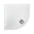 25mm anti slip ultra slim 1200mmx800mm offset quadrant tray waste lh, Alessio, white, Anti-Slip Trays, Offset Quadrant Trays, Shower Trays, 1