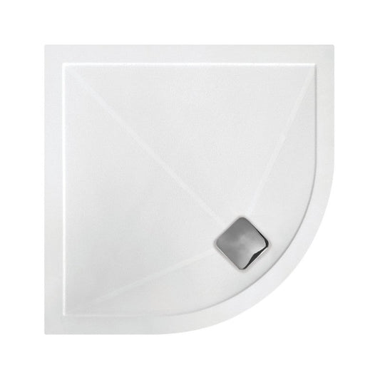 25mm anti slip ultra slim 1200mmx800mm offset quadrant tray waste lh, Alessio, white, Anti-Slip Trays, Offset Quadrant Trays, Shower Trays, 1