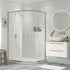 nico 1200x900mm 1 door offset quadrant shower enclosure, Alessio, chrome, Offset Quadrant Shower Enclosures, Shower Enclosures, 1