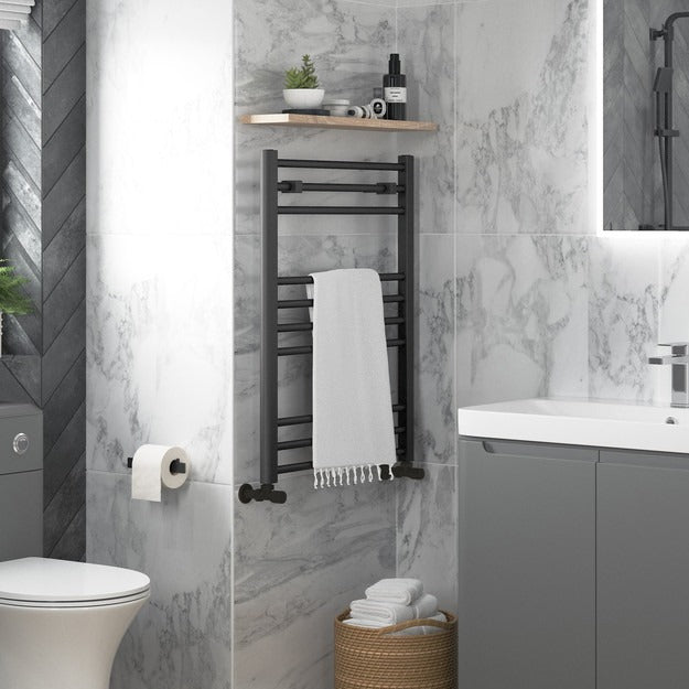 Riccardo Straight Towel Radiator 500x1600mm - Anthracite