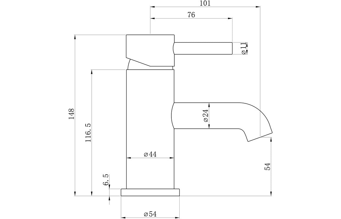 Montel Chrome Basin Mixer Tap & Waste