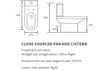 Vito Cloakroom Suite Anthracite Gloss