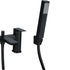 antonio matt black bath mixer tap with shower kit, Alessio, Black Bath Shower Mixer Taps, Bath Taps, Taps, 5