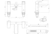 antonio chrome bath shower mixer tap with shower kit, Alessio, Chrome Bath Shower Mixer Taps, Bath Taps, Taps, 3