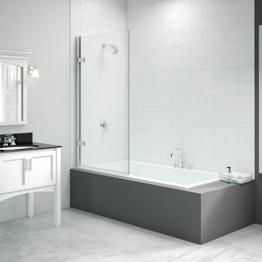 Merlyn 850x1500mm Hinged Square Bath Screen