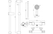 gia cool touch thermostatic bar mixer shower, Alessio, Mixer Showers, Showers, 2