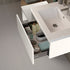 dante 815mm 1 drawer wall hung basin unit inc basin white gloss, Alessio, Wall Hung Vanity Unit, 2