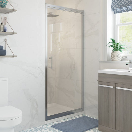 aria 900mm pivot shower door, Alessio, chrome, Pivot Shower Doors, Shower Doors, Shower Enclosures, 1