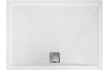 25mm anti slip ultra slim 1700x700mm rectangular tray waste, Alessio, white, Anti-Slip Trays, Rectangular Trays, Shower Trays, 2