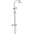 amalia thermostatic bar mixer shower with round handset overhead, Alessio, Mixer Showers, Showers, 2