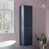 Calvino 350mm 2 Door Wall Hung Tall Unit - Matt Indigo