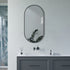 arto 800x400mm oblong mirror matt black, Alessio, Mirrors, Standard Bathroom Mirrors, 1