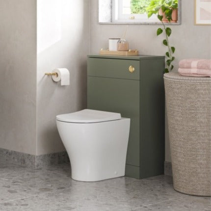 valente-500mm-wc-unit-matt-olive-green, Alessio, Toilet Unit, 1