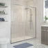 aria 1700mm sliding shower door 800mm side panel, Alessio, , Shower Enclosures, Sliding Shower Doors, Square Shower Enclosures, 2