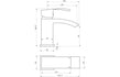 cira chrome mono basin mixer tap waste, Alessio, Chrome Basin Taps, Taps, 6