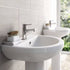 vito chrome basin mixer tap waste, Alessio, Chrome Basin Taps, Taps, 3