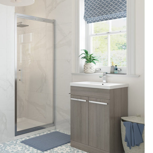 aria 800mm infold shower door, Alessio, chrome, Shower Doors, Shower Enclosures, 1