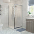 aria 760mm infold shower door 760mm side panel, Alessio, chrome, Shower Doors, Shower Enclosures, Square Shower Enclosures, 1