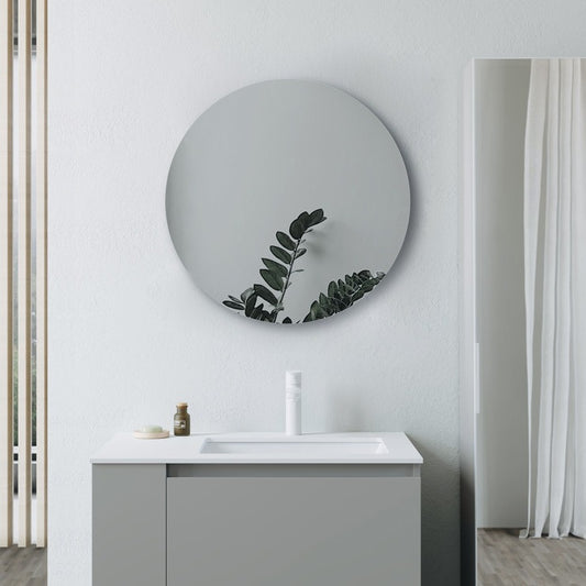 sleek 500mm round mirror, Alessio, Mirrors, Round Mirrors, Standard Bathroom Mirrors, 1
