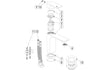 amo basin mixer tap, Alessio, Chrome Basin Taps, Taps, 5