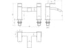 cira chrome bath filler mixer tap, Alessio, Chrome Bath Taps, Taps, 7