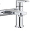 carlo chrome bath filler mixer tap, Alessio, Chrome Bath Taps, Taps, 4
