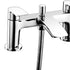 abri chrome bath filler tap with shower mixer kit, Alessio, Chrome Bath Shower Mixer Taps, Bath Taps, Taps, 4