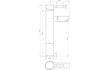 vito chrome tall basin mixer tap, Alessio, Chrome Basin Taps, Tall Basin Taps, Taps, 4