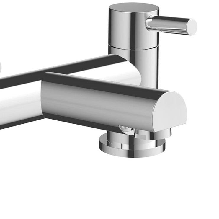 Lanzo Chrome Bath Filler Mixer Tap