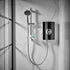 Triton Aspirante 9.5kW Contemporary Electric Shower - Black Gloss