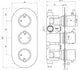 carlo round shower pack two outlet with riser overhead kit, Alessio, Mixer Showers, Shower Valves, Showers, 4