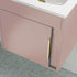 aida 500mm floor standing vanity unit matt antique rose brushed brass handle, Alessio, Sink Vanity Unit, Basin Unit, 2