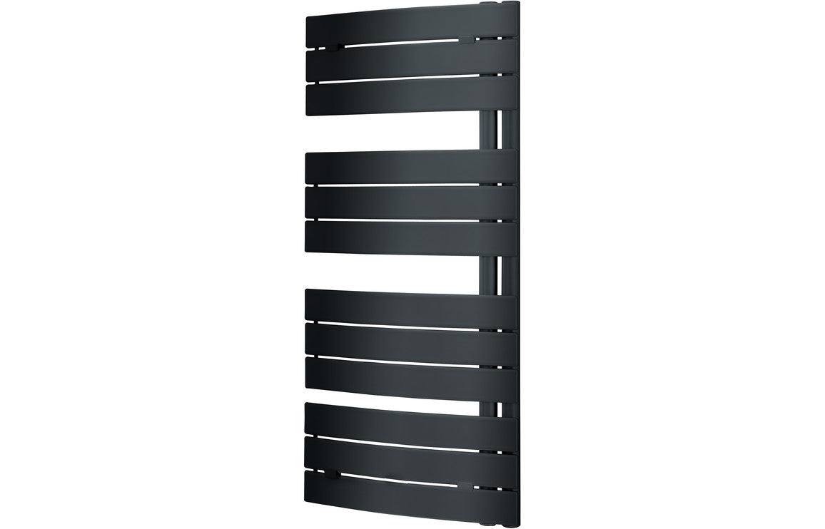 Antonio 49mm Curved Towel Radiator 550x1080mm - Anthracite