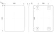 arto 600x800mm rectangle mirror brushed brass, Alessio, Mirrors, Standard Bathroom Mirrors, 4