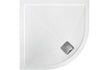 25mm anti slip ultra slim 1200mmx800mm offset quadrant tray waste rh, Alessio, white, Anti-Slip Trays, Offset Quadrant Trays, Shower Trays, 2