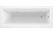lucio square single ended bath 1800x800x550mm, Baths, Straight Baths, Alessio, 2