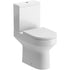 Elisa Close Coupled Open Back Comfort Height WC & Soft Close Toilet Seat
