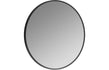 arto 500mm round mirror matt black, Alessio, Mirrors, Round Mirrors, Standard Bathroom Mirrors, 2