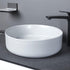 zeta matt white ceramic washbowl waste 355mm, Alessio, Basins, Counter Top Bowl , 2