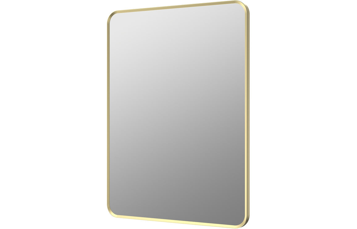 Arto 600x800mm Rectangle Mirror - Brushed Brass