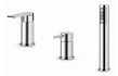 vema timea 3 hole deck mounted bath shower mixer chrome, Vema, Chrome Bath Shower Mixer Taps, Bath Taps, Taps, 2