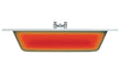 ceria round double ended supercast bath 1700x700x550mm, Baths, Double Ended Baths, Straight Baths, Alessio, 3
